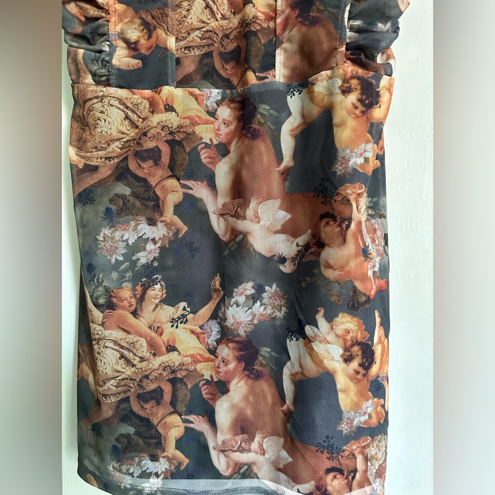 Primark Underwire Mesh Renaissance-Style Mini Dress - Picture 3 of 6